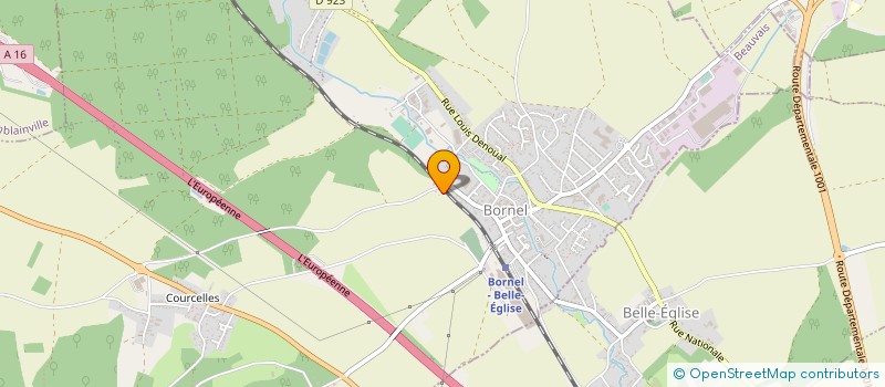 localisation de l'entreprise MONSIEUR MICHAEL DESROSIERS  BORNEL