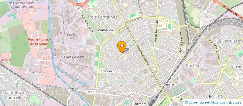 localisation de l'entreprise MONSIEUR MICHAEL DETANTE  REIMS