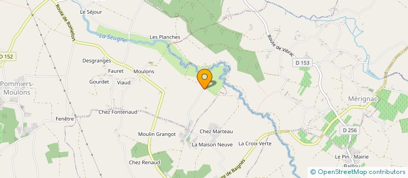 localisation de l'entreprise MONSIEUR MICHAEL DEW  POMMIERS-MOULONS