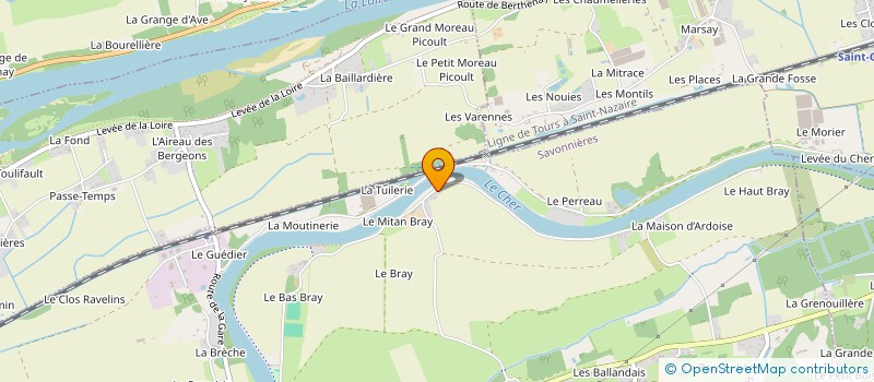 localisation de l'entreprise MONSIEUR MICHAEL DHEILLY  SAVONNIERES