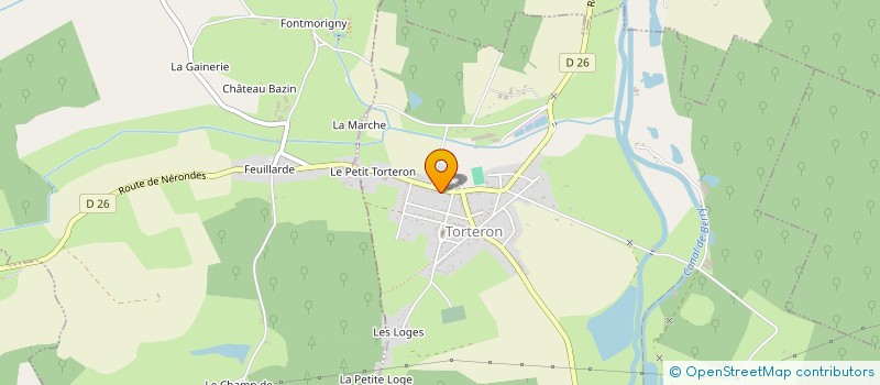 localisation de l'entreprise MONSIEUR MICHAEL DHORMES  TORTERON