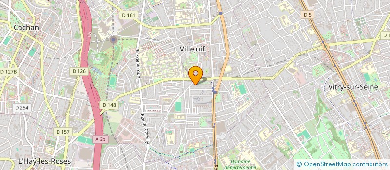 localisation de l'entreprise MONSIEUR MICHAEL DIAZ  VILLEJUIF