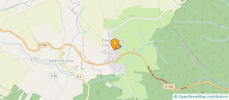 localisation de l'entreprise MONSIEUR MICHAEL DIDIER  PROVENCHERES-LES-DARNEY