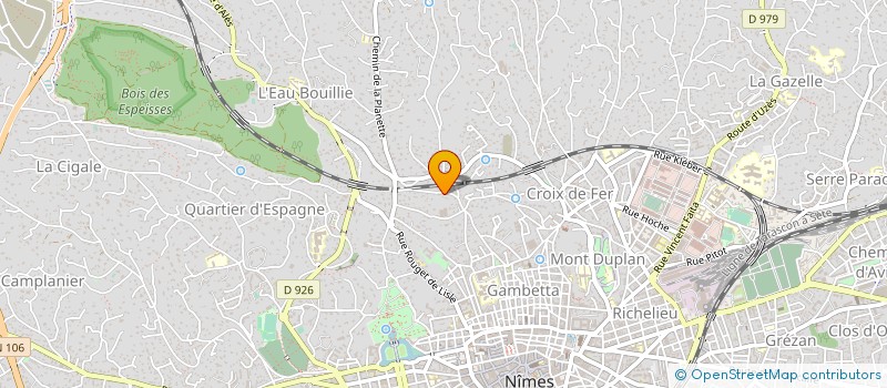 localisation de l'entreprise MONSIEUR MICHAEL DODD  NIMES