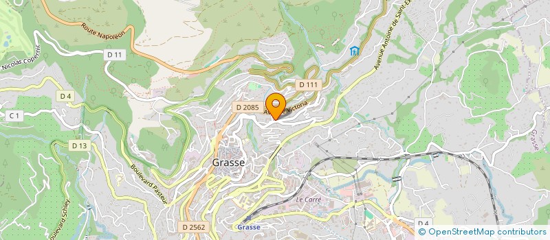 localisation de l'entreprise MONSIEUR MICHAEL DONATI  GRASSE