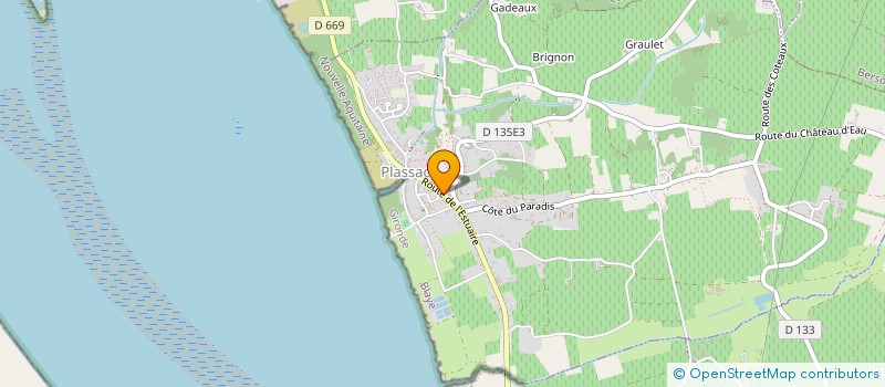 localisation de l'entreprise MONSIEUR MICHAEL DOS REIS NABEIRO  PLASSAC