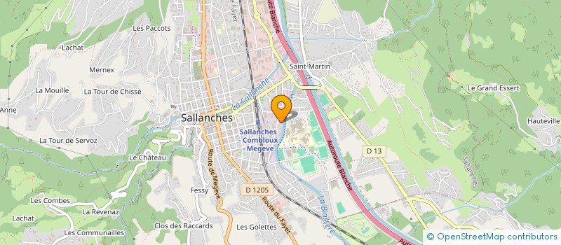 localisation de l'entreprise MONSIEUR MICHAEL DOS SANTOS à SALLANCHES