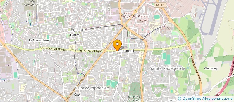 localisation de l'entreprise MONSIEUR MICHAEL DOUTEAU  TOURS