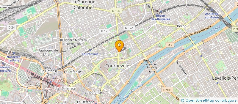 localisation de l'entreprise MONSIEUR MICHAEL DUARTE à COURBEVOIE