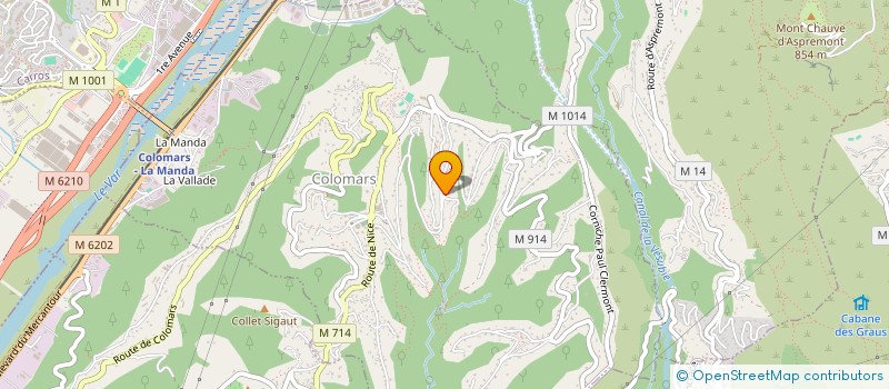 localisation de l'entreprise MONSIEUR MICHAEL DUBOIS  COLOMARS