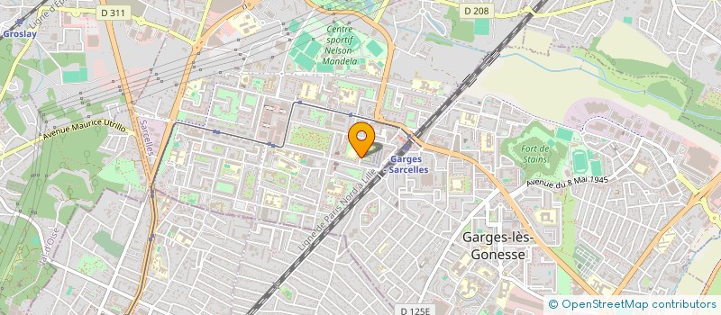 localisation de l'entreprise MONSIEUR MICHAEL DUBOIS  SARCELLES