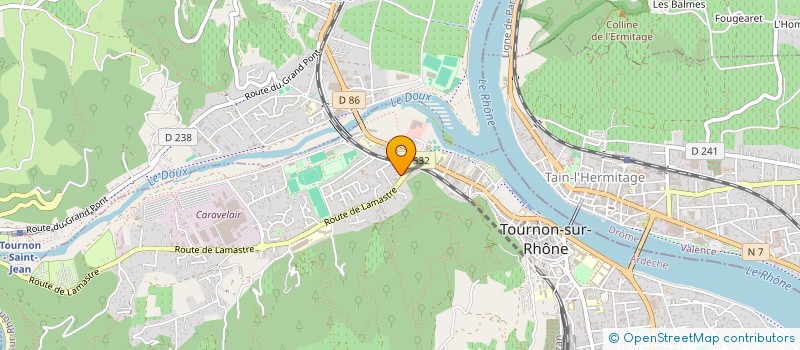localisation de l'entreprise MONSIEUR MICHAEL DUBOIS-SZYMANSKI à TOURNON-SUR-RHONE