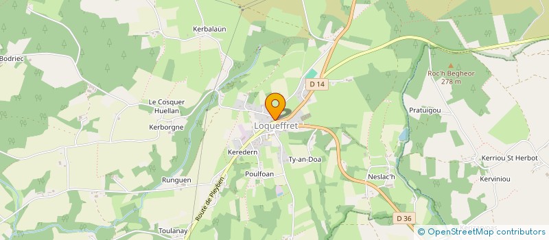 localisation de l'entreprise MONSIEUR MICHAEL DUC  LOQUEFFRET