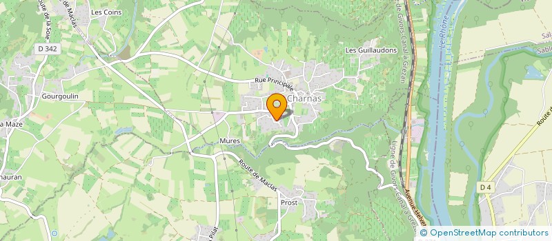 localisation de l'entreprise MONSIEUR MICHAEL DUCELLIER  CHARNAS