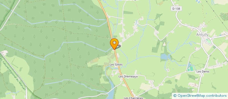 localisation de l'entreprise MONSIEUR MICHAEL DUCHAINE  ANTULLY