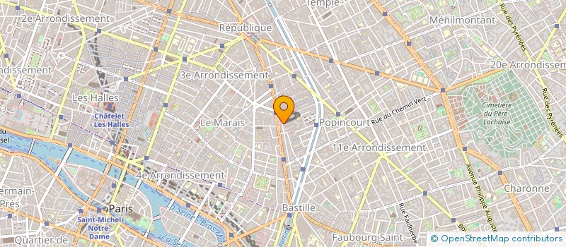 localisation de l'entreprise MONSIEUR MICHAEL DUCHANGE à PARIS