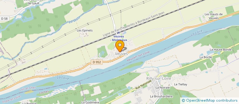 localisation de l'entreprise MONSIEUR MICHAEL DUGAS  VEUZAIN-SUR-LOIRE