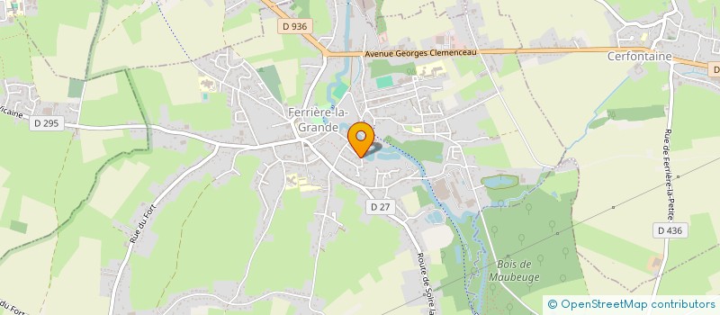 localisation de l'entreprise MONSIEUR MICHAEL DUPEZ  FERRIERE-LA-GRANDE