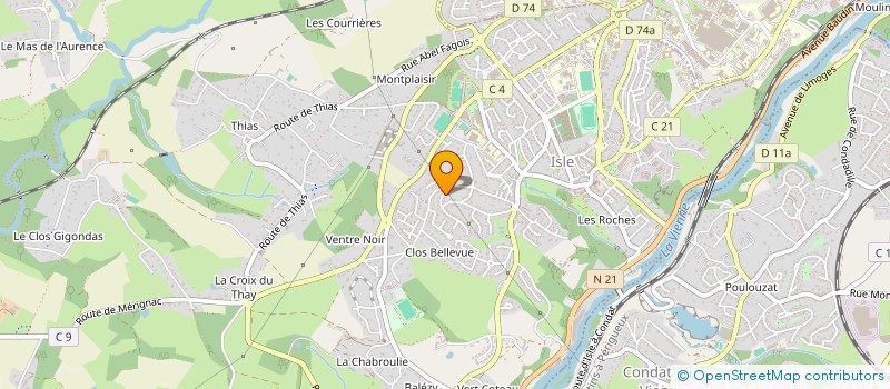 localisation de l'entreprise MONSIEUR MICHAEL DUPIC  ISLE