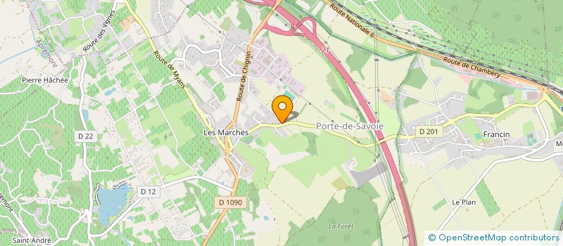 localisation de l'entreprise MONSIEUR MICHAEL DUPONT  PORTE-DE-SAVOIE