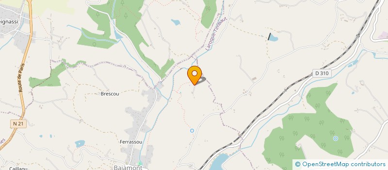 localisation de l'entreprise MONSIEUR MICHAEL DUPUY  BAJAMONT