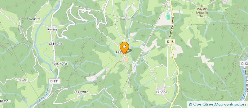 localisation de l'entreprise MONSIEUR MICHAEL DURANT  ARGENTAT-SUR-DORDOGNE