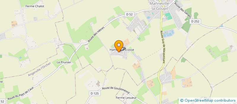 localisation de l'entreprise MONSIEUR MICHAEL DUVAL  MANNEVILLE-LA-GOUPIL