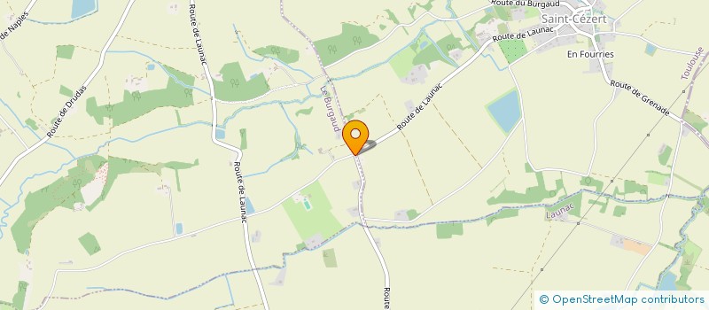 localisation de l'entreprise MONSIEUR MICHAEL DYMARSKI  LE BURGAUD