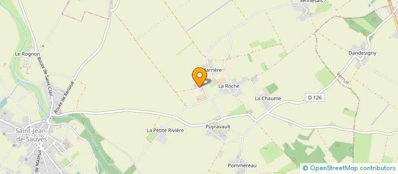 localisation de l'entreprise MONSIEUR MICHAEL ELLIS  SAINT-JEAN-DE-SAUVES