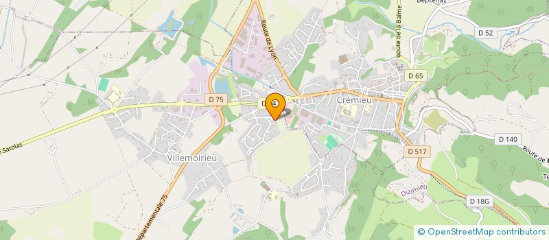 localisation de l'entreprise MONSIEUR MICHAEL ENKIRCHE  VILLEMOIRIEU