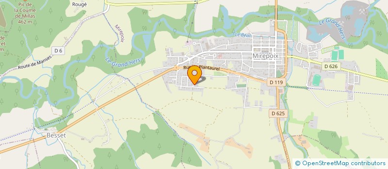 localisation de l'entreprise MONSIEUR MICHAEL ESPINOSA à MIREPOIX