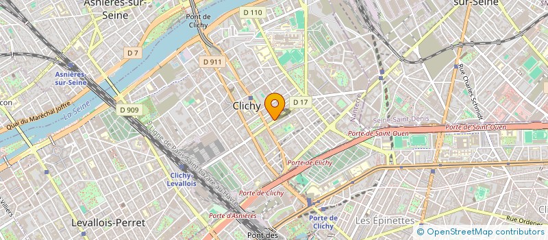 localisation de l'entreprise MONSIEUR MICHAEL ESTIOT à CLICHY