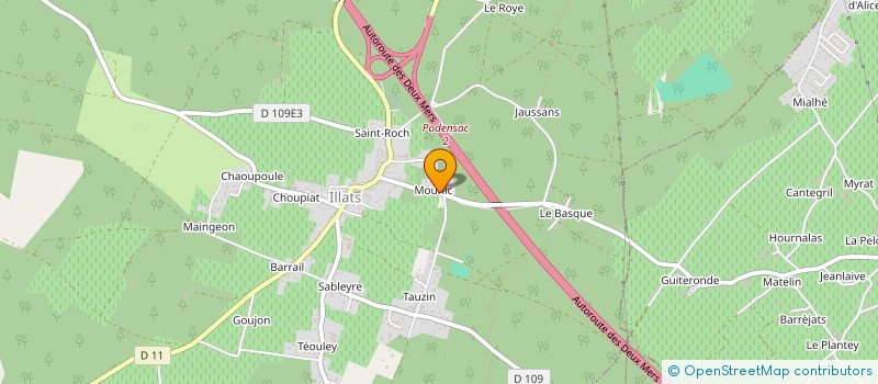 localisation de l'entreprise MONSIEUR MICHAEL ETTAHAR BEN BELGACEM  ILLATS