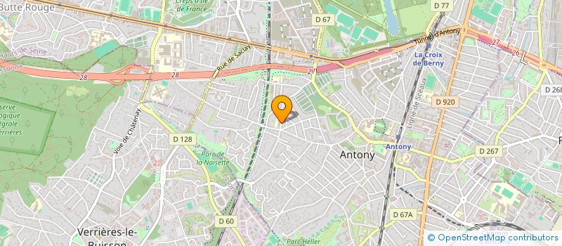 localisation de l'entreprise MONSIEUR MICHAEL FABRICE à ANTONY