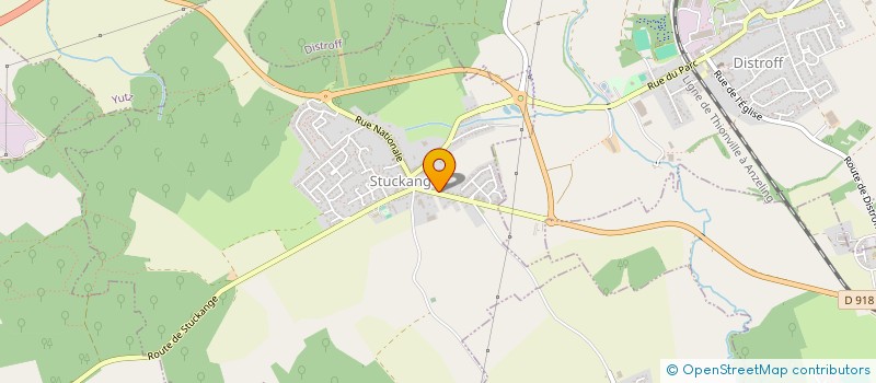 localisation de l'entreprise MONSIEUR MICHAEL FAIVRE  STUCKANGE