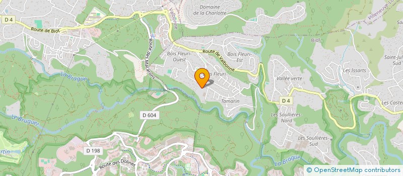 localisation de l'entreprise MONSIEUR MICHAEL FALLUEL  BIOT