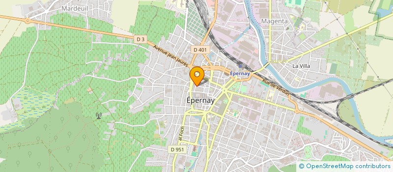 localisation de l'entreprise MONSIEUR MICHAEL FALTOT  EPERNAY