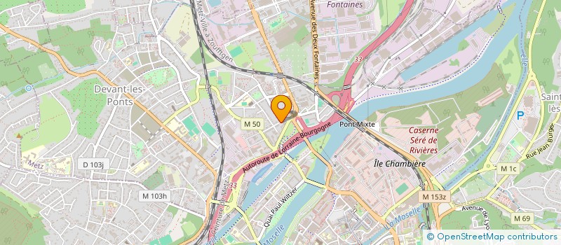 localisation de l'entreprise MONSIEUR MICHAEL FALZONE  METZ