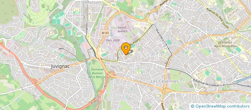 localisation de l'entreprise MONSIEUR MICHAEL FANKHAUSER à MONTPELLIER