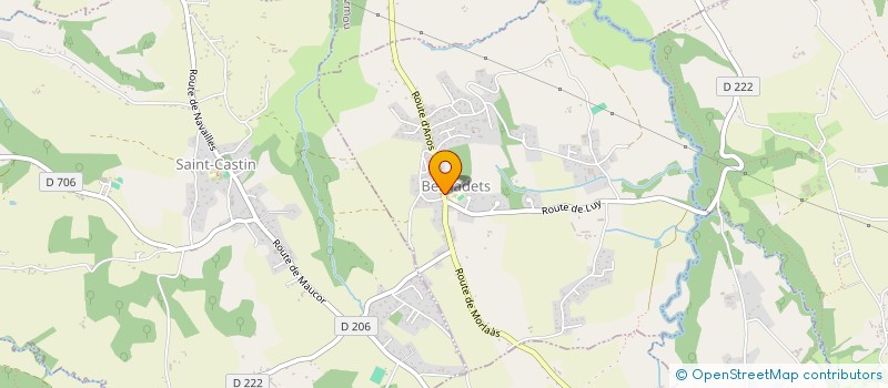 localisation de l'entreprise MONSIEUR MICHAEL FARAQUETDYN  BERNADETS