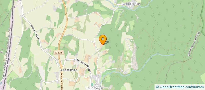 localisation de l'entreprise MONSIEUR MICHAEL FAURE  VAUNAVEYS-LA-ROCHETTE