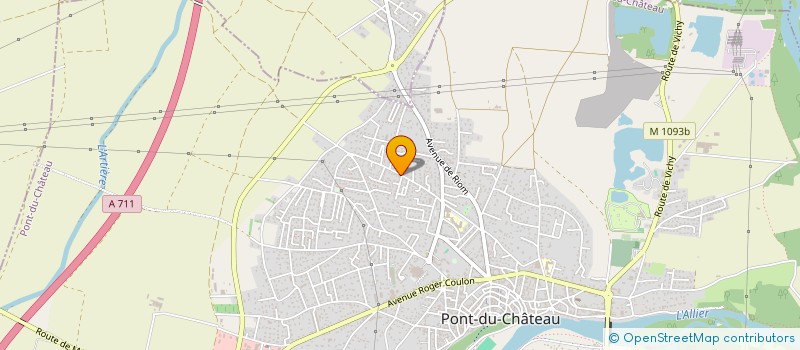 localisation de l'entreprise MONSIEUR MICHAEL FAURE  PONT-DU-CHATEAU