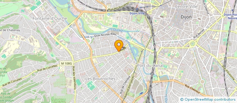 localisation de l'entreprise MONSIEUR MICHAEL FAVELIER  DIJON