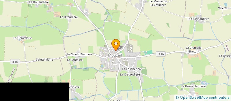 localisation de l'entreprise MONSIEUR MICHAEL FAVREAU  MOUZEIL