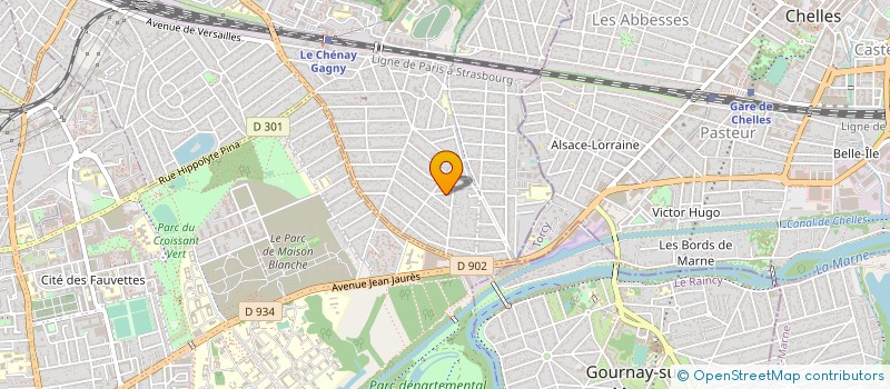 localisation de l'entreprise MONSIEUR MICHAEL FEDELI  GAGNY