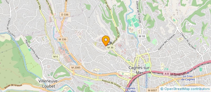 localisation de l'entreprise MONSIEUR MICHAEL FENECH à CAGNES-SUR-MER