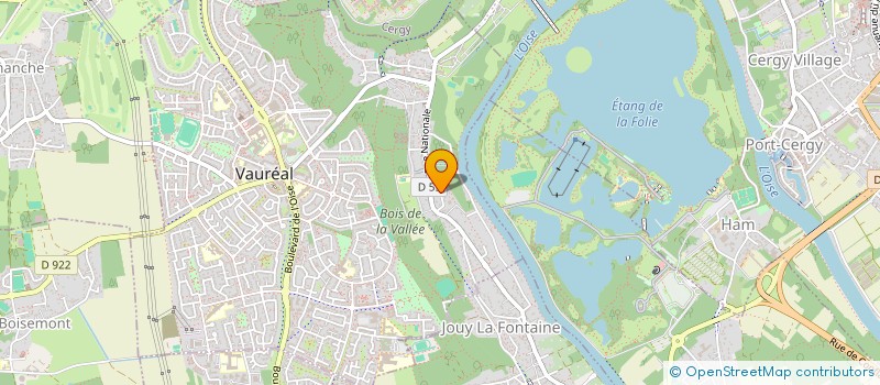 localisation de l'entreprise MONSIEUR MICHAEL FERREIRA DA SILVA  VAUREAL