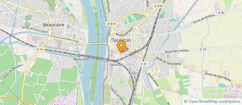 localisation de l'entreprise MONSIEUR MICHAEL FILETTI  BEAUCAIRE