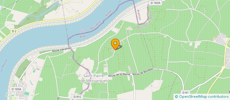 localisation de l'entreprise MONSIEUR MICHAEL FINNEGAN  SAINT-PIERRE-DE-MEZOARGUES