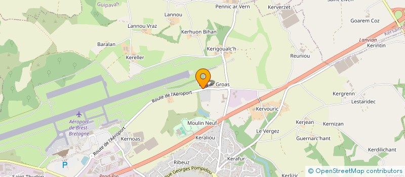 localisation de l'entreprise MONSIEUR MICHAEL FISCHER  GUIPAVAS